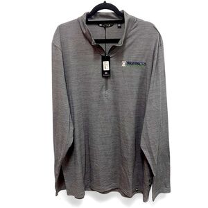 NWT Travis Mathew quarter zip pullover in grey size XXXL